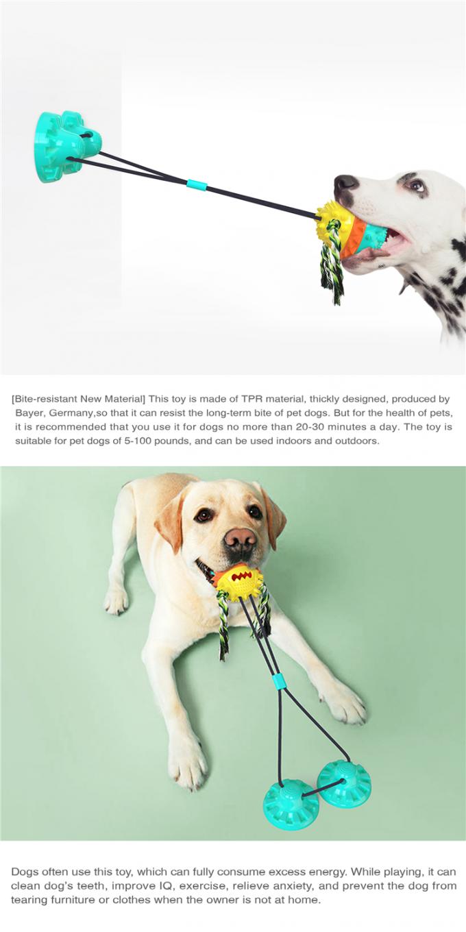 O animal de estimação feito sob encomenda profissional fornece o brinquedo reforçado Multi-cor da bola da corda do otário
