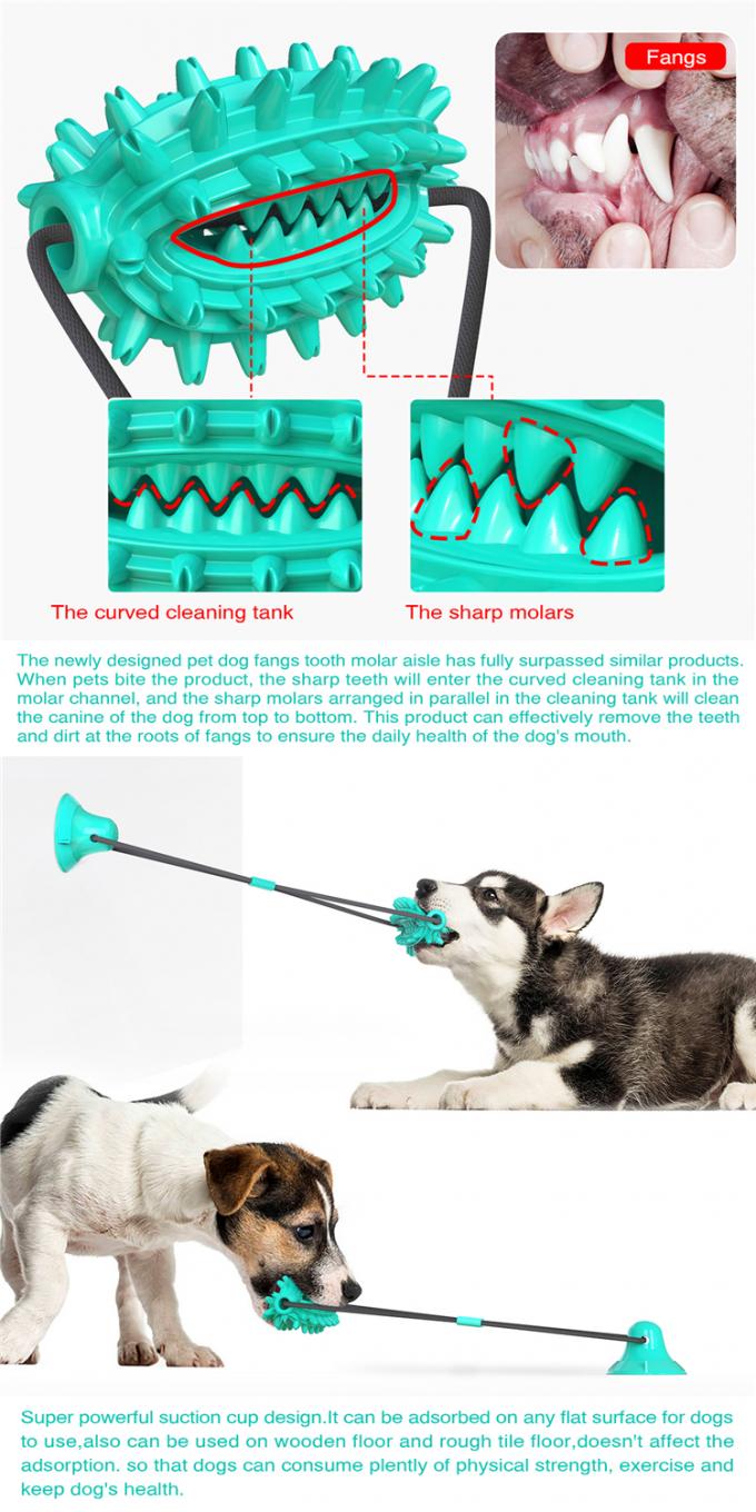 Dentes 2021 de alta qualidade de Of do fabricante que limpam brinquedos da escova de dentes do cão com os produtos interativos elásticos do animal de estimação dos brinquedos