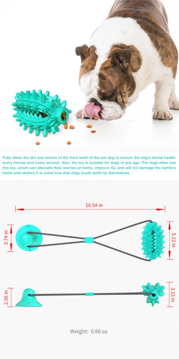 Dentes 2021 de alta qualidade de Of do fabricante que limpam brinquedos da escova de dentes do cão com os produtos interativos elásticos do animal de estimação dos brinquedos