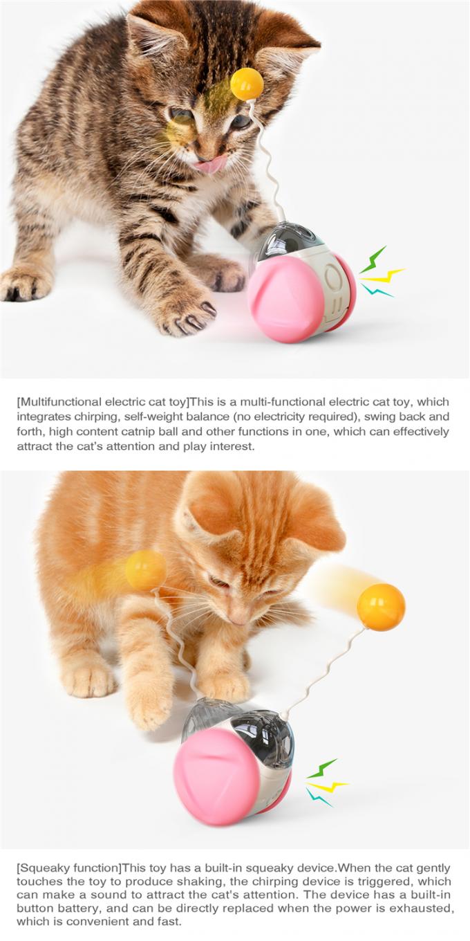 Brinquedos de gerencio automáticos elétricos novos de Cat Toy Interactive Catnip Cat Training da secadora de roupa