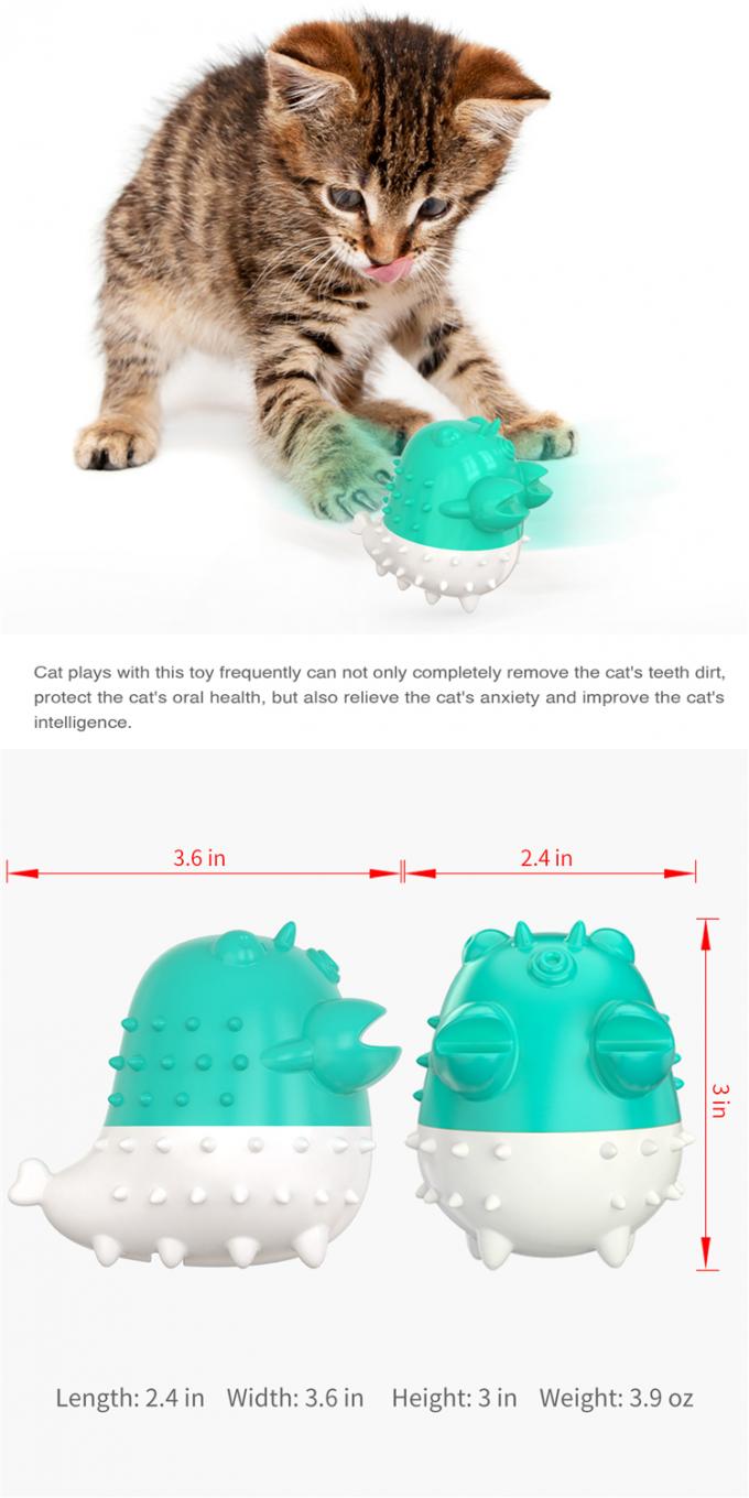 A lagosta por atacado da fábrica da fonte diretamente dá forma aos dentes de Kitten Electric Toothbrush For Cat que limpam o brinquedo